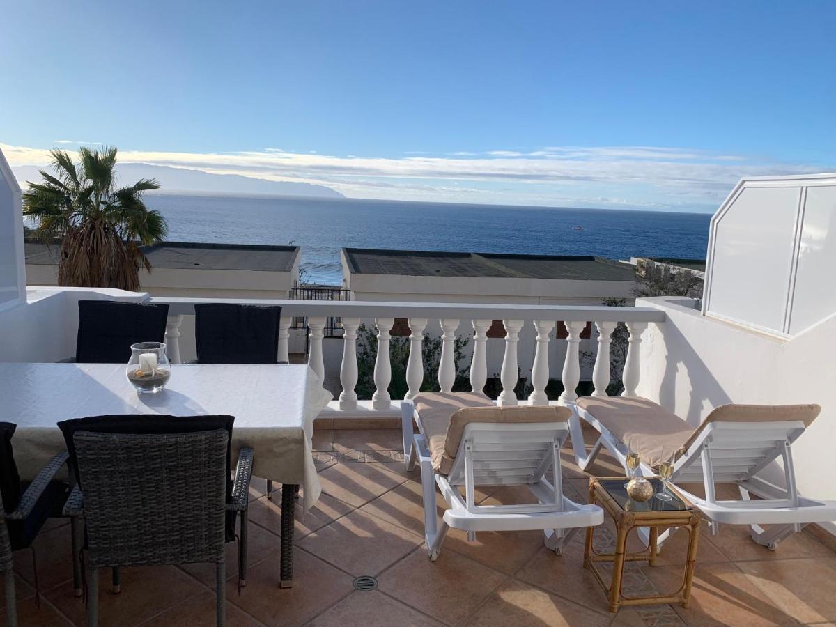Ocean Pearl, Luxurioeses Haus, Meerblick, Grosse Sonnenterrasse, Teneriffa Sued, Los Gigantes, 600M Zum Strand, 200M Zum Ort, Ruhig Acantilado de los Gigantes Εξωτερικό φωτογραφία