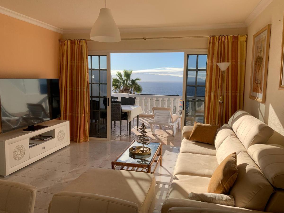 Ocean Pearl, Luxurioeses Haus, Meerblick, Grosse Sonnenterrasse, Teneriffa Sued, Los Gigantes, 600M Zum Strand, 200M Zum Ort, Ruhig Acantilado de los Gigantes Εξωτερικό φωτογραφία