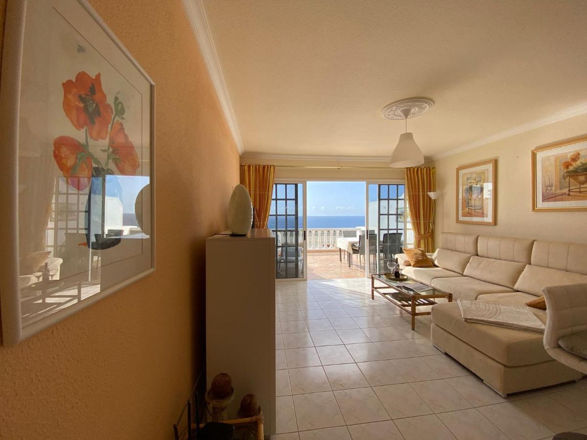 Ocean Pearl, Luxurioeses Haus, Meerblick, Grosse Sonnenterrasse, Teneriffa Sued, Los Gigantes, 600M Zum Strand, 200M Zum Ort, Ruhig Acantilado de los Gigantes Εξωτερικό φωτογραφία
